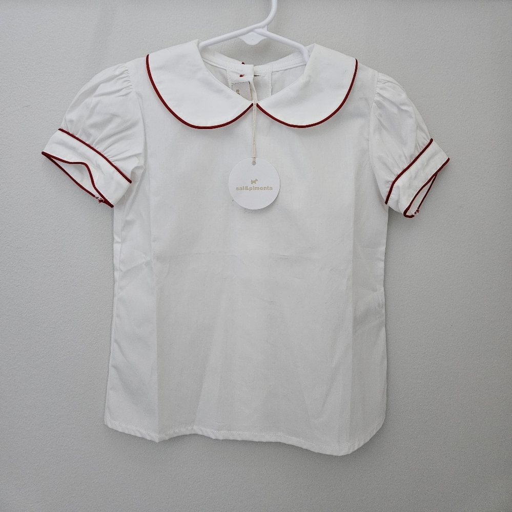 NWT Sal & Pimenta White Top